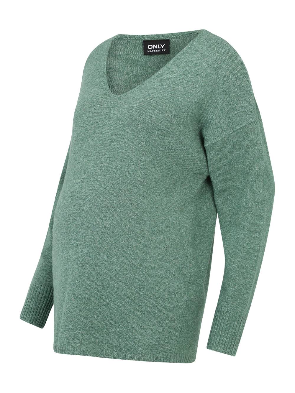 Only Maternity Sweater 'OLMRICA' In Jade