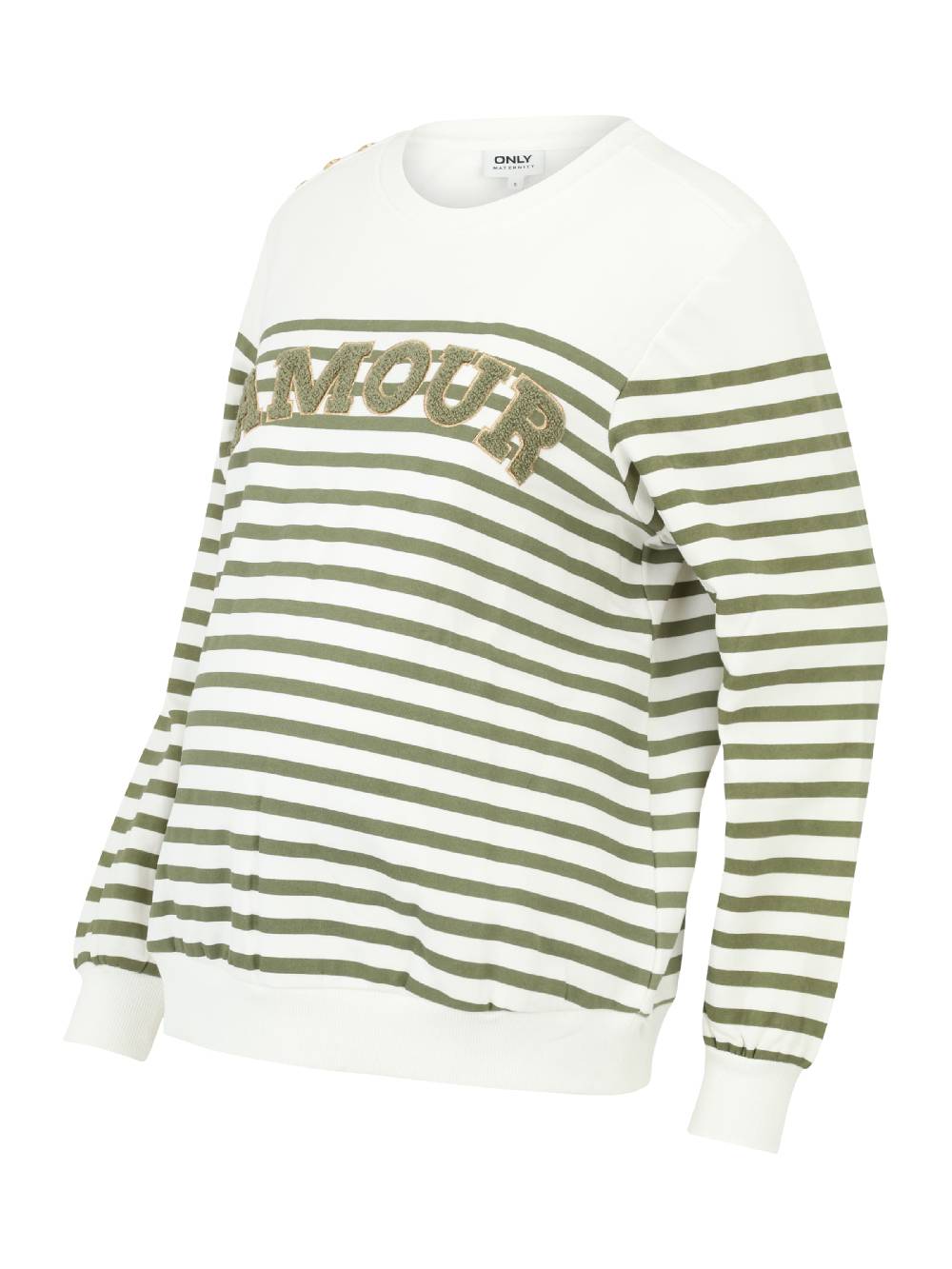 Only Maternity Sweatshirt In White