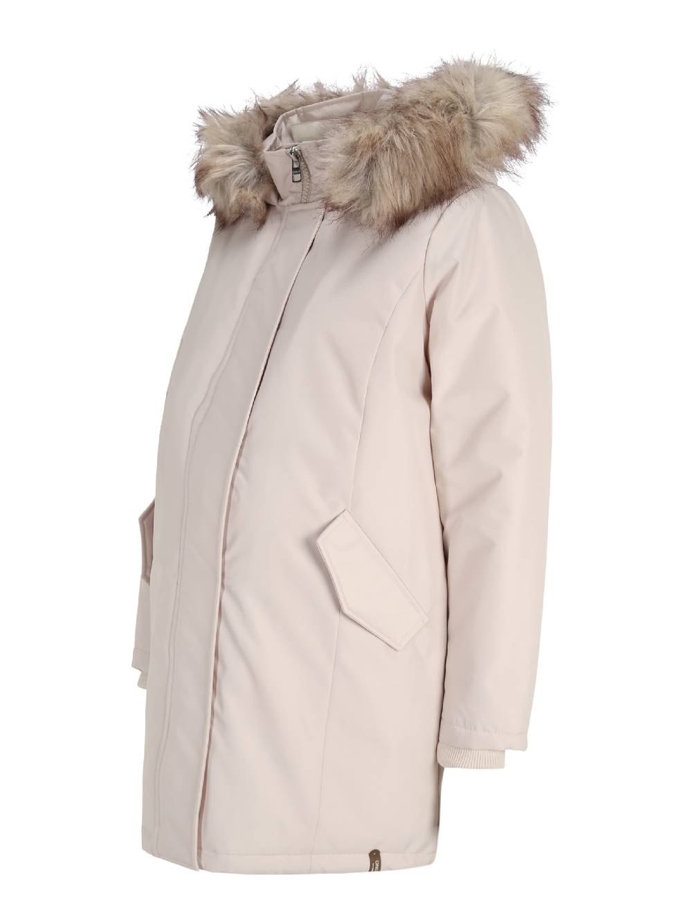 Only Maternity Winter Parka 'New Katy' In Nude