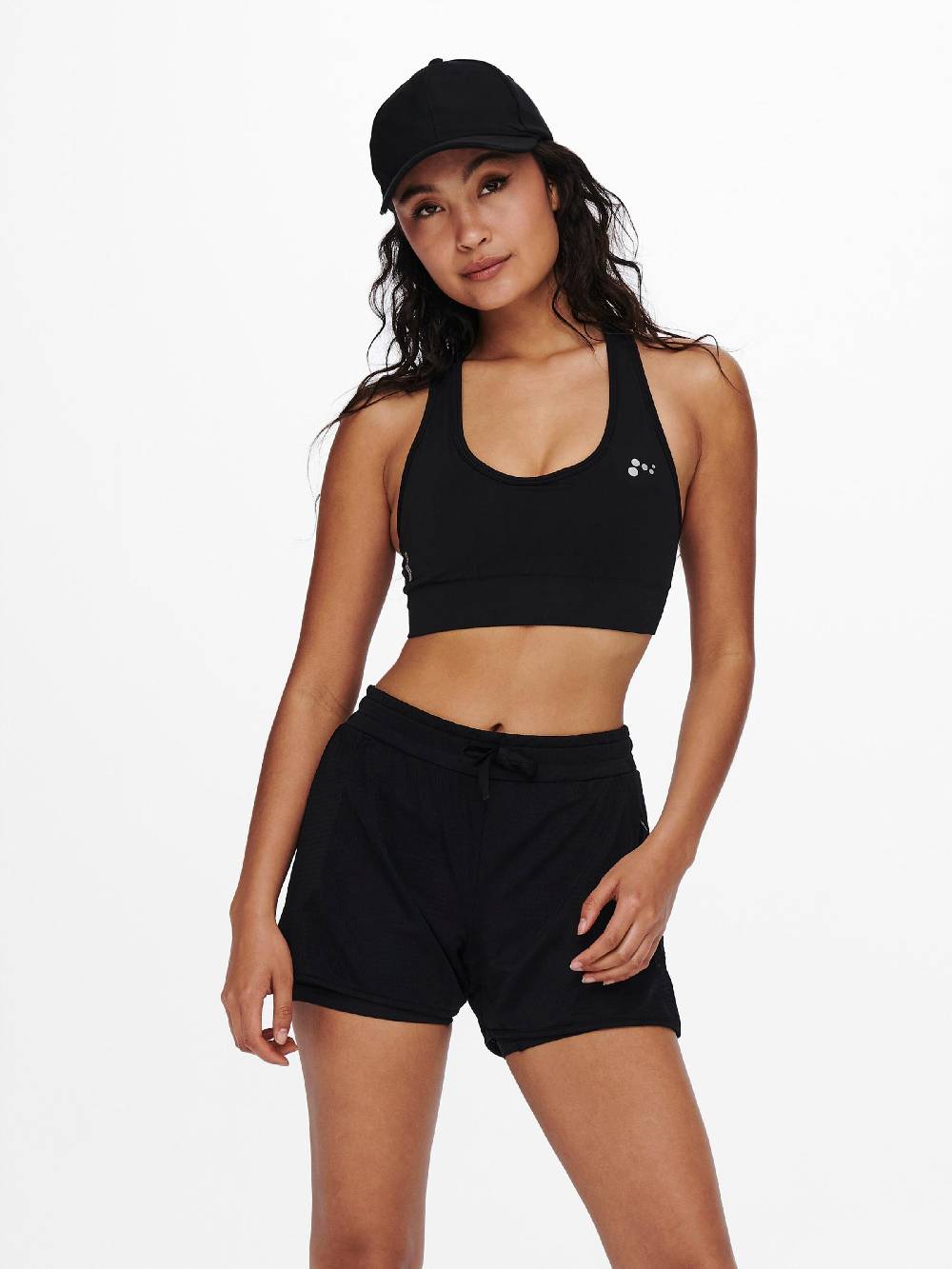 ONLY PLAY Regular Sports Bra 'Daisy' In Black