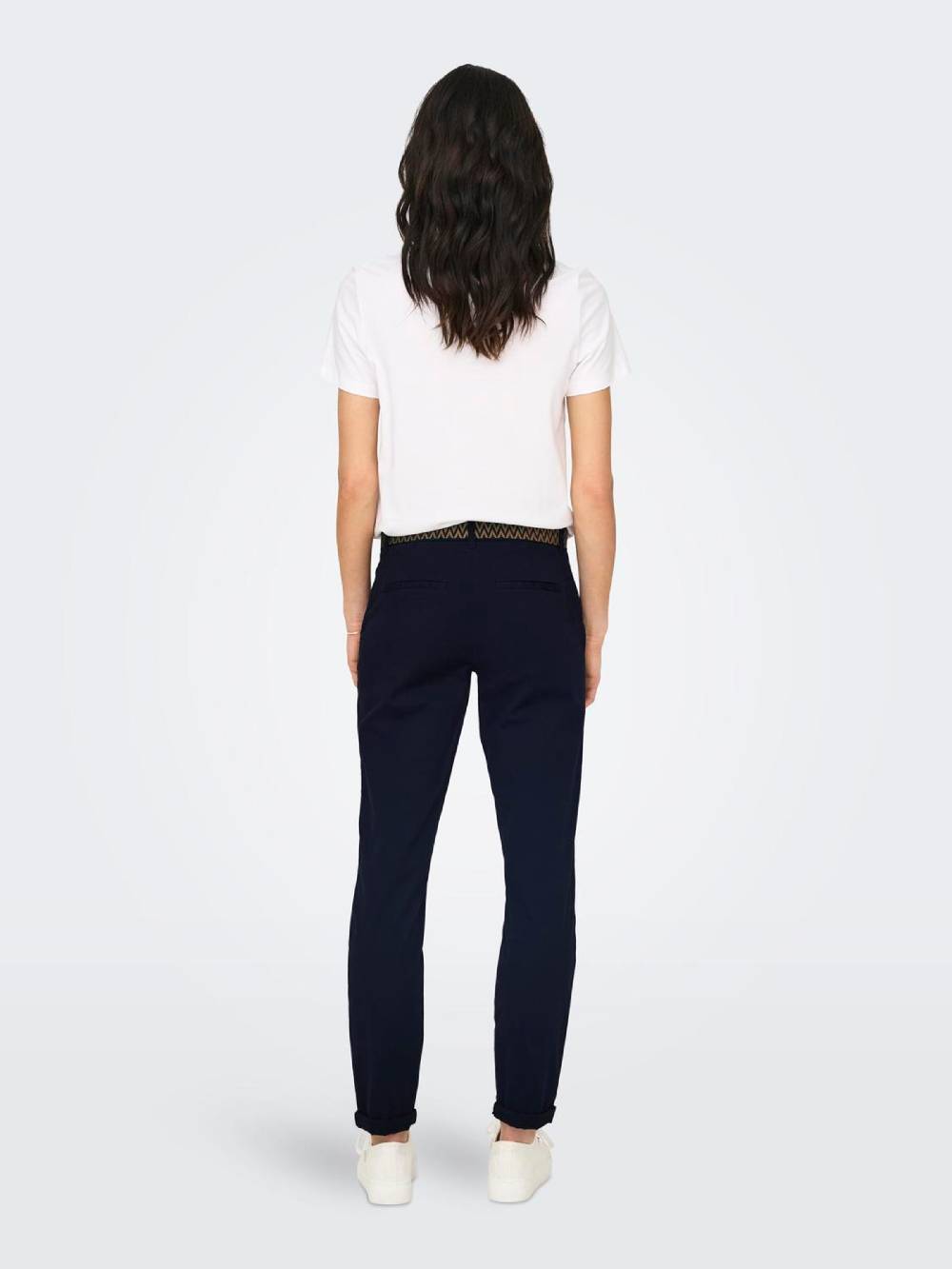 ONLY Regular Chino Pants 'ONLBIANA' In Marine Blue