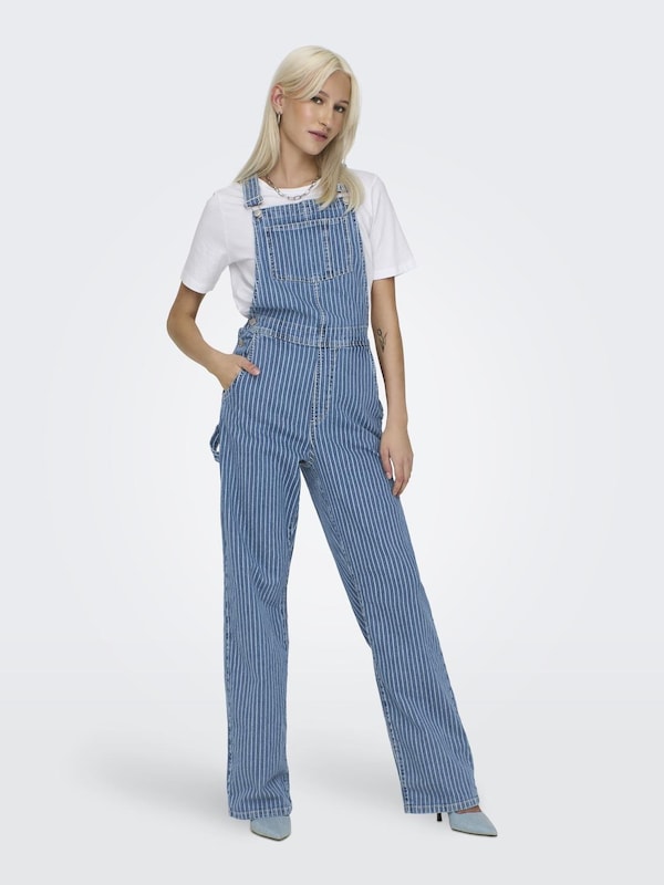ONLY Regular Jean Overalls 'Adela' in Blue Denim