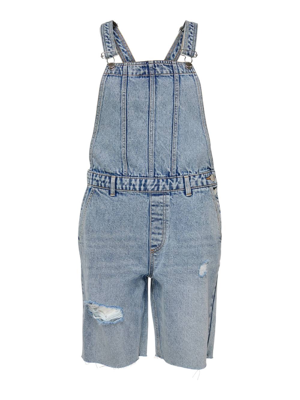 ONLY Regular Jean Overalls 'Percy' In Blue Denim