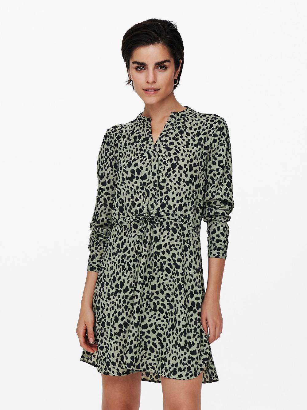 ONLY Shirt Dress 'Cory' In Light Green
