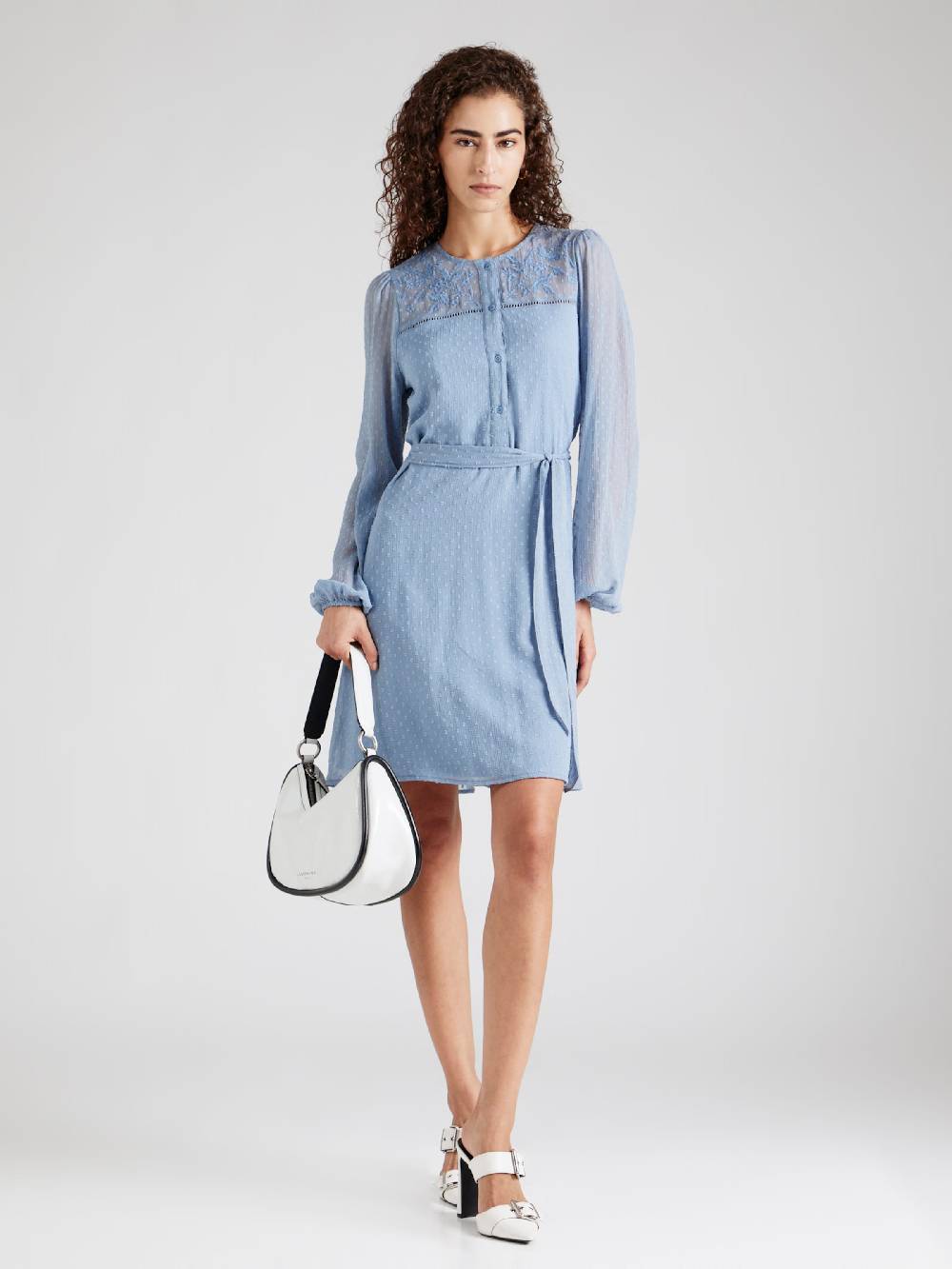 ONLY Shirt Dress 'ONLAIDA ELIZA' In Smoke Blue