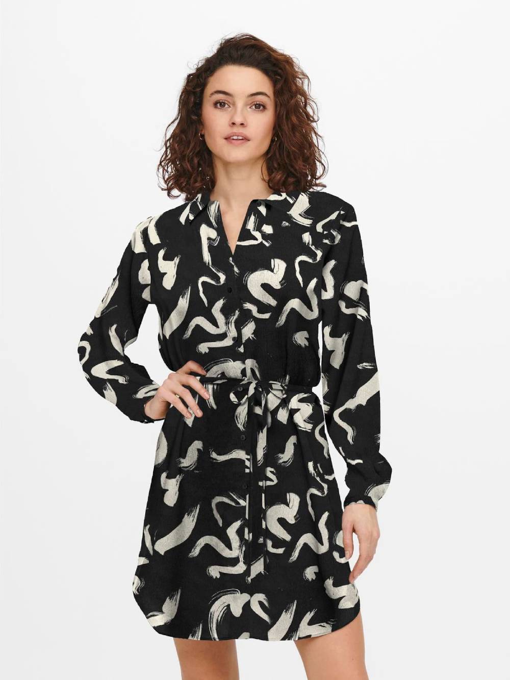 ONLY Shirt Dress 'ONLNOVA' In Black