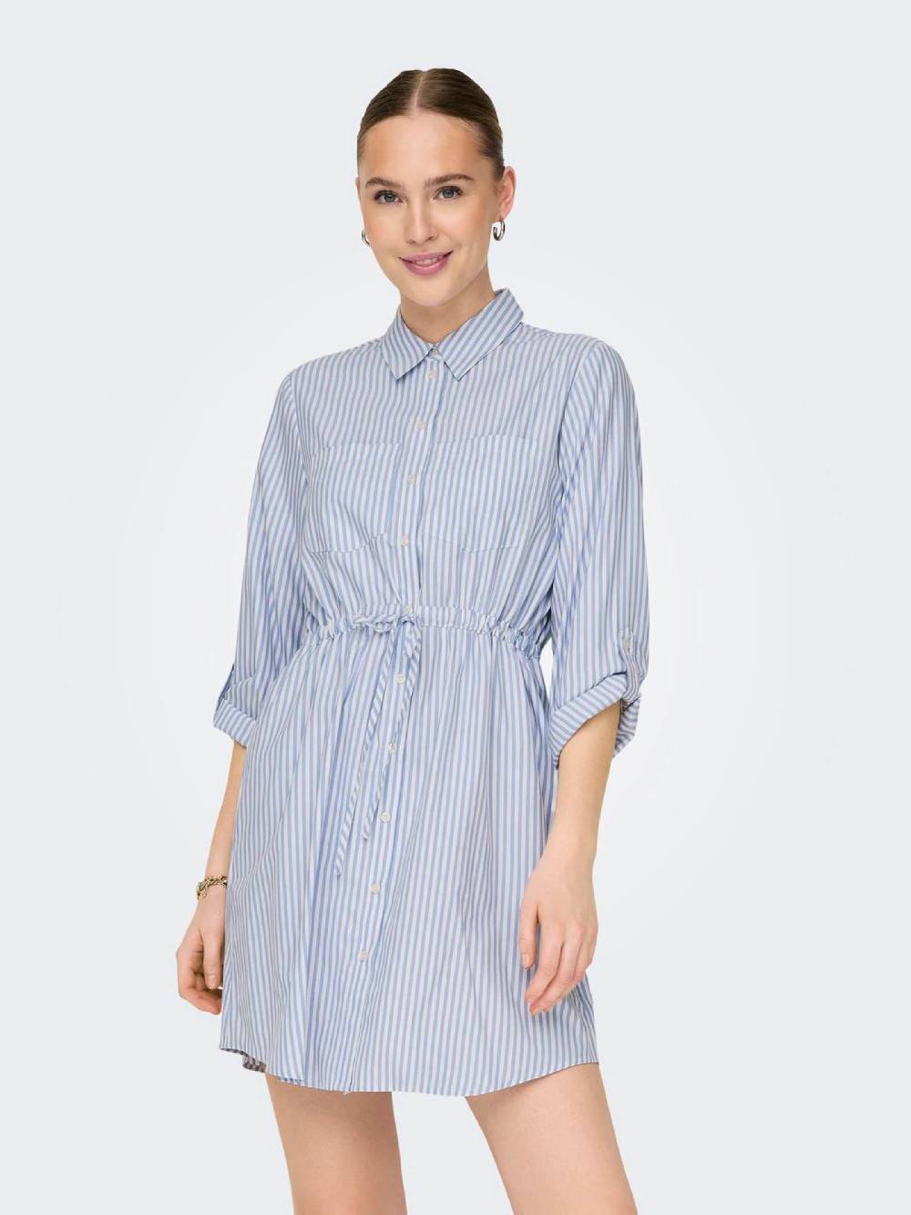 ONLY Shirt Dress 'SARAH' In White