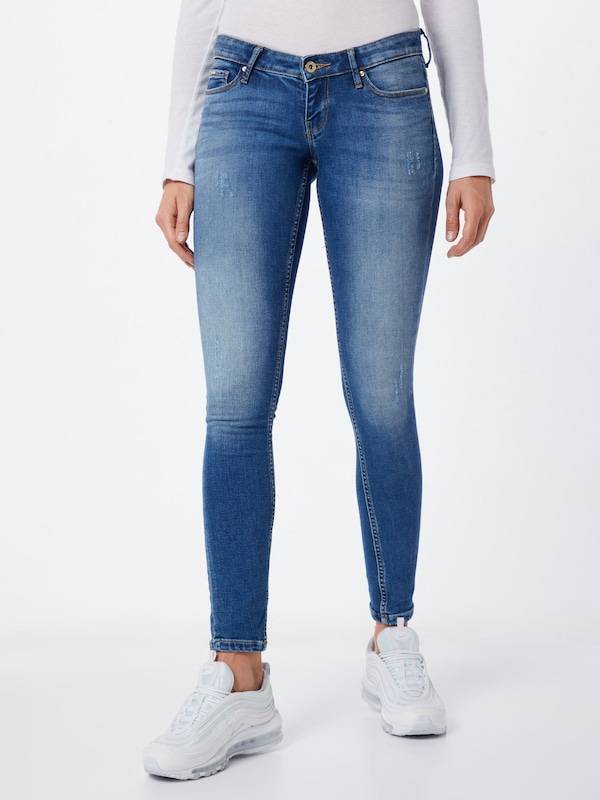 ONLY Skinny Jeans 'Coral' in Blue Denim