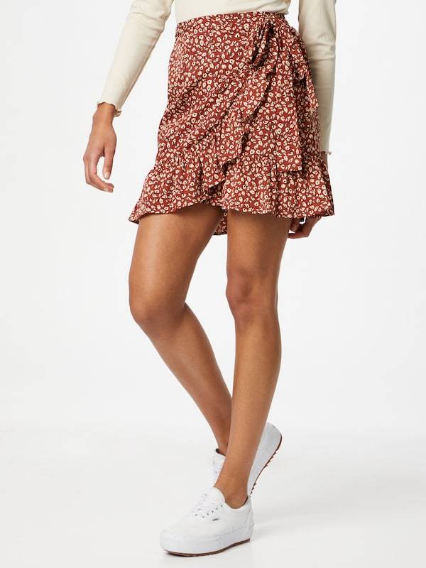 ONLY Skirt 'Olivia' in Rusty Red