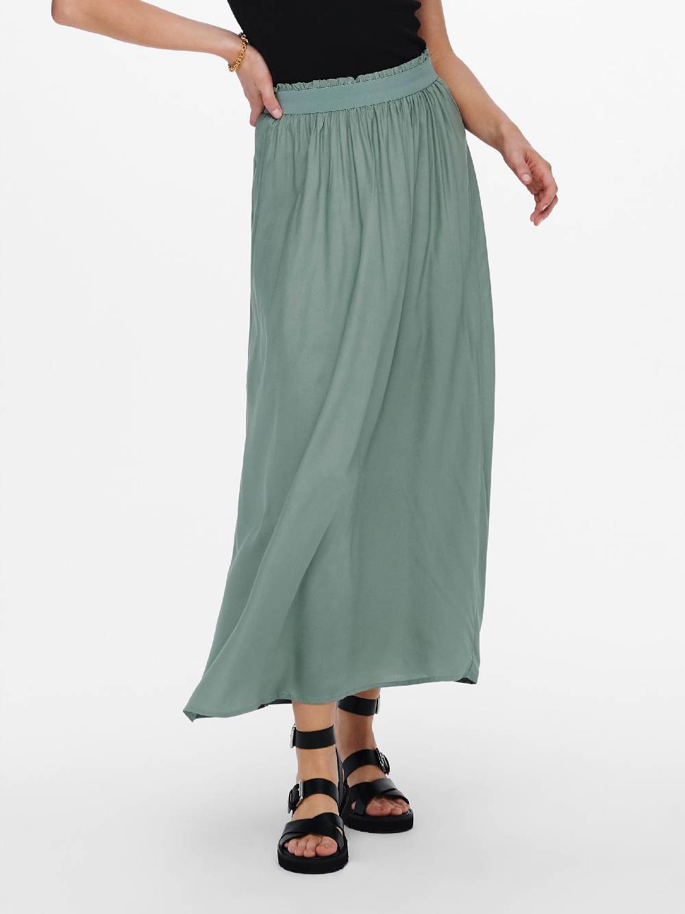 ONLY Skirt 'ONLVenedig' In Jade