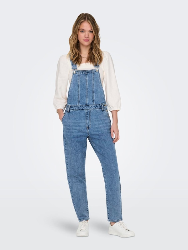 ONLY Slim fit Jean Overalls 'ONLPERCY' in Blue