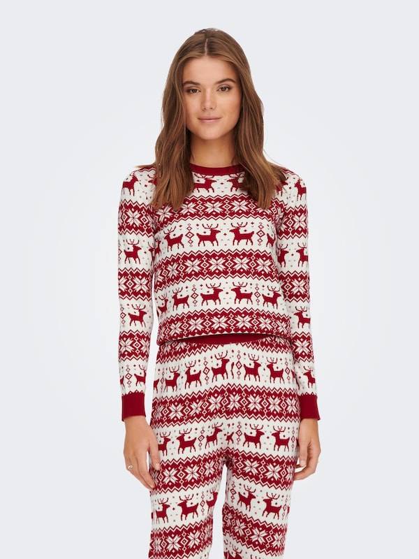 ONLY Sweater in Wine Red