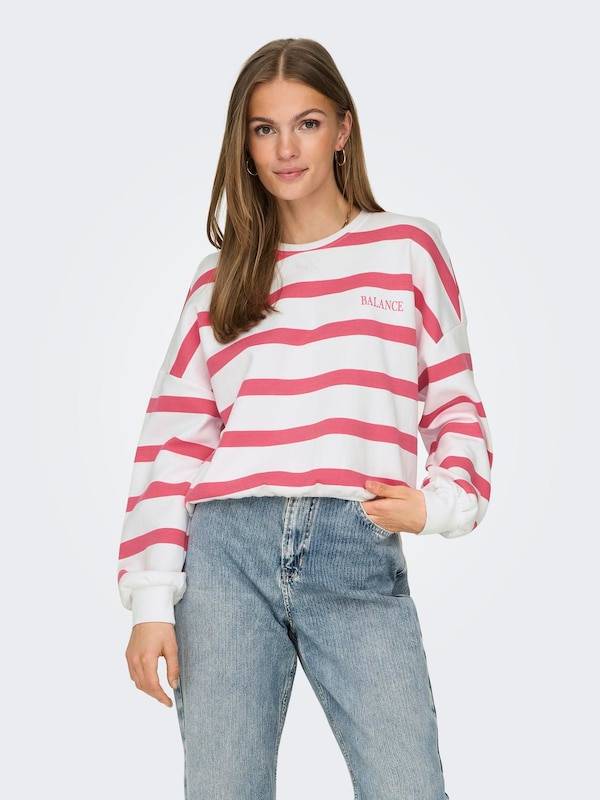 ONLY Sweatshirt 'ASHLEY' in White