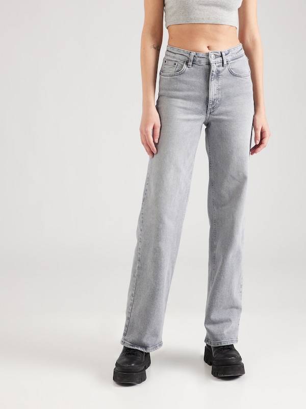 ONLY Wide leg Jeans 'ONLJuicy' in Grey Denim