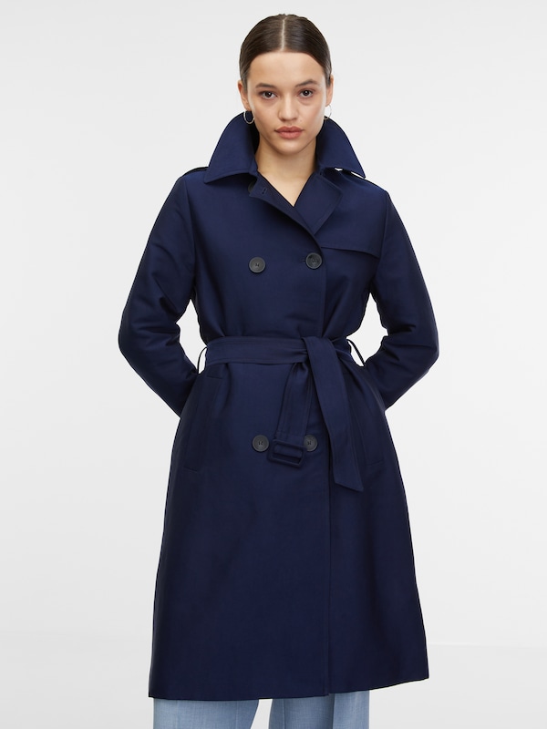 Orsay Between-Seasons Coat in Navy