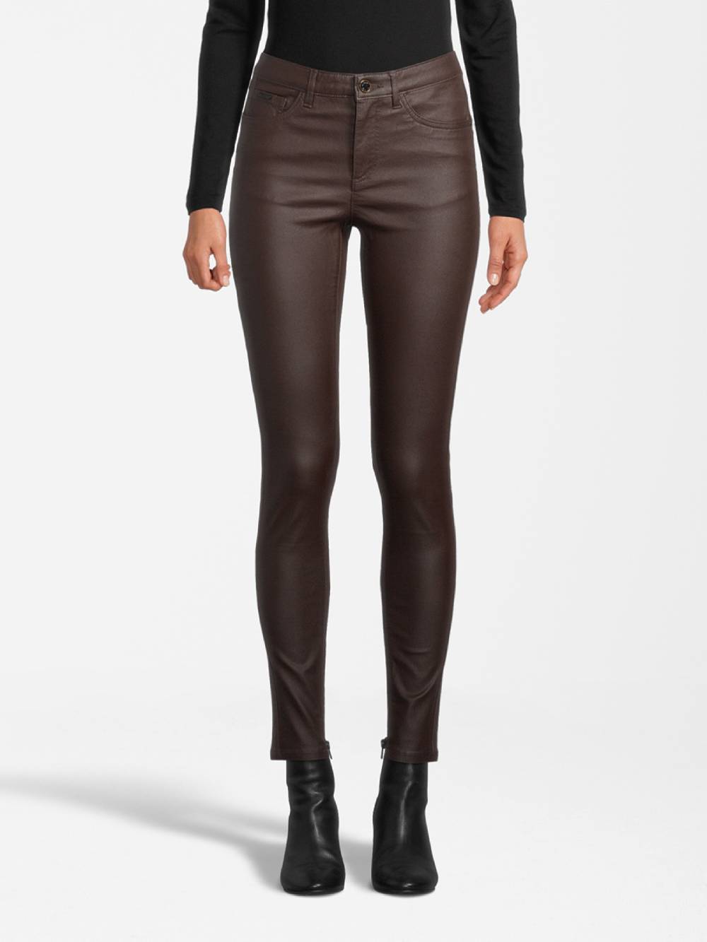 Orsay Skinny Pants 'Paulpush' In Sepia