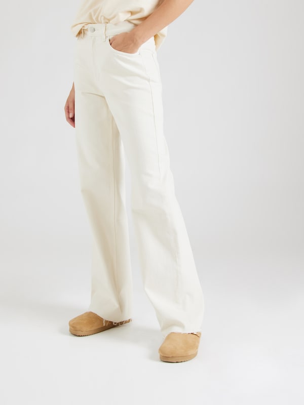 & Other Stories Wide leg Jeans in Wool White
