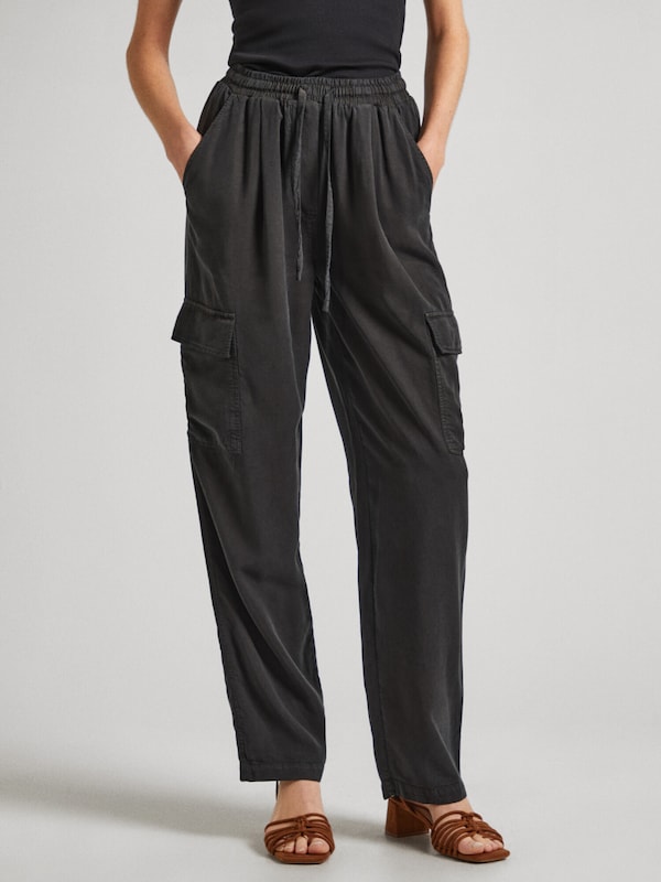 Pepe Jeans Regular Cargo Pants in Anthracite