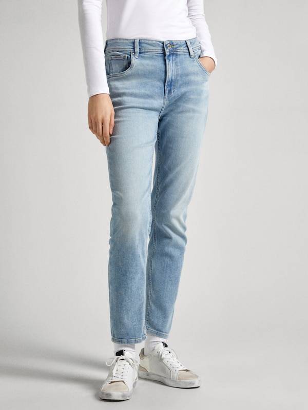 Pepe Jeans Tapered Jeans in Blue Denim