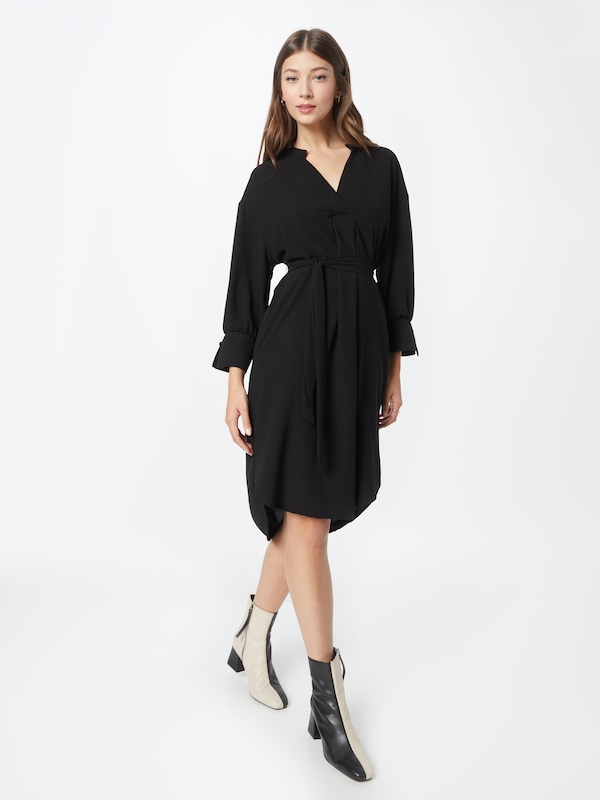 Peppercorn Shirt Dress 'Sabia' in Black