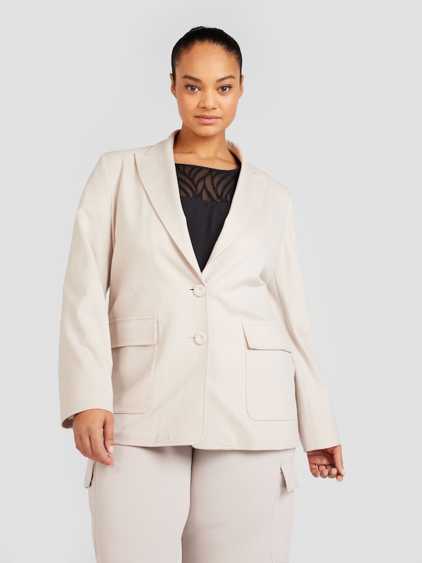 Persona by Marina Rinaldi Blazer 'OCROMA' in Sand