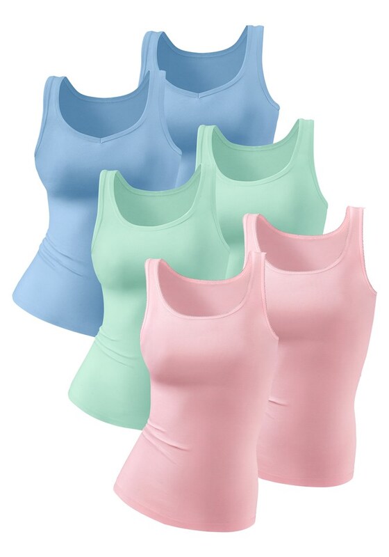 PETITE FLEUR Undershirt in Mixed Colors