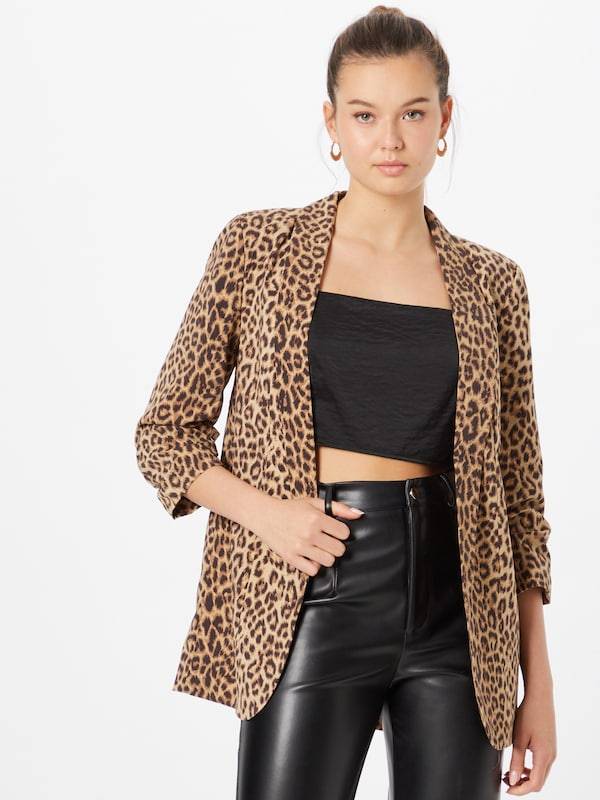 PIECES Blazer 'Bosella' in Beige, Brown