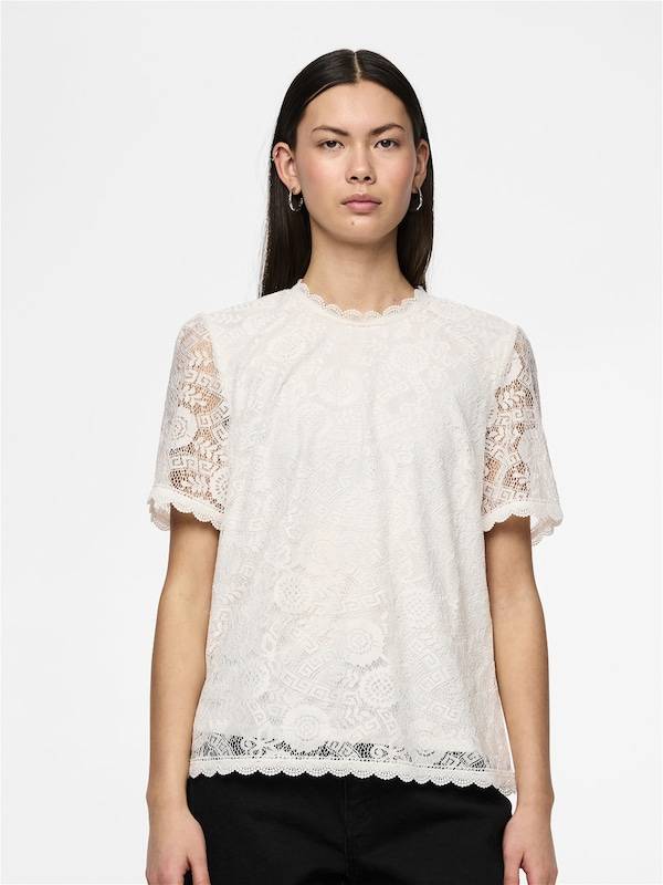 PIECES Blouse 'PCOLLINE' in White