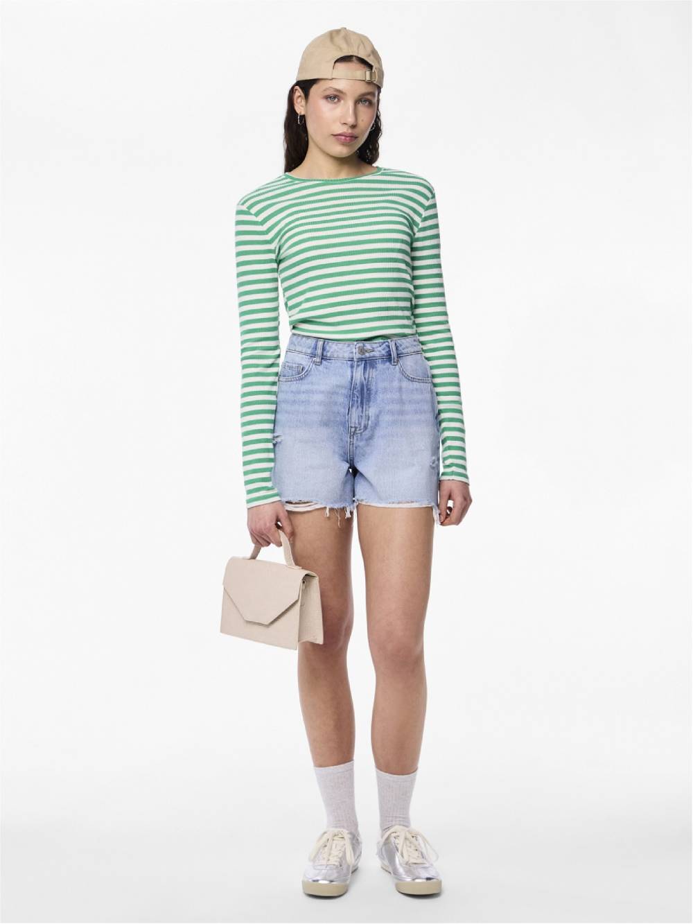 PIECES Regular Jeans 'SUMMER' In Blue Denim