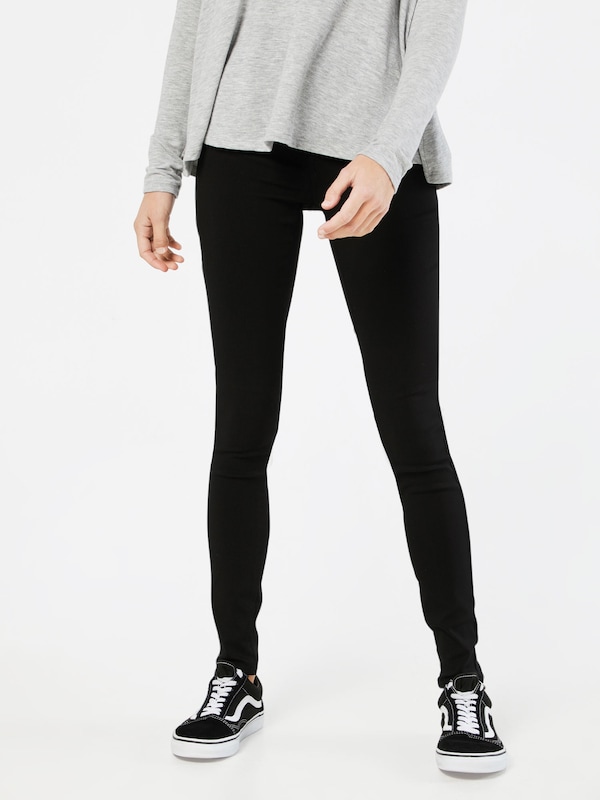 PIECES Skinny Jeggings in Black Denim