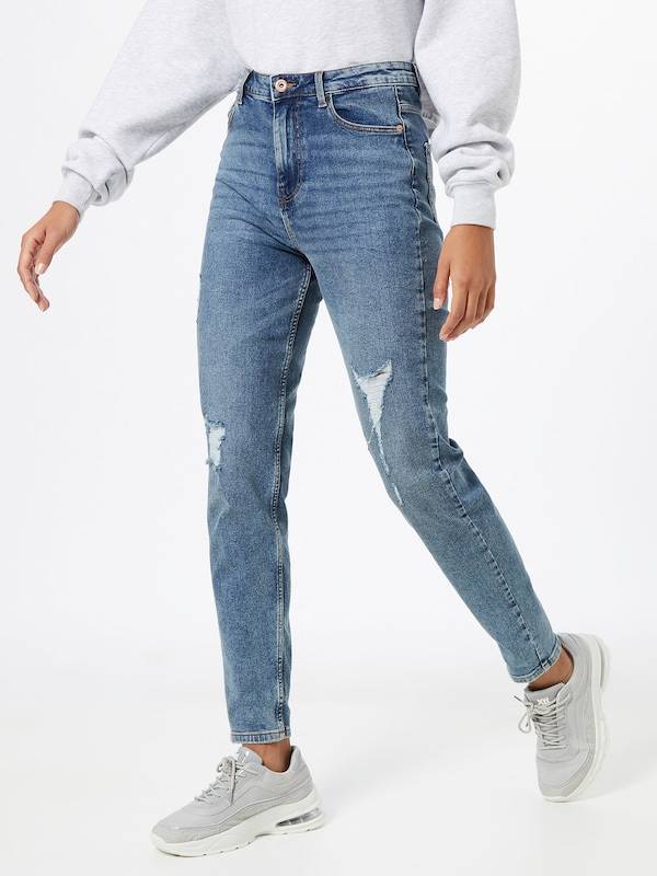 PIECES Slim fit Jeans 'Kesia' in Blue Denim