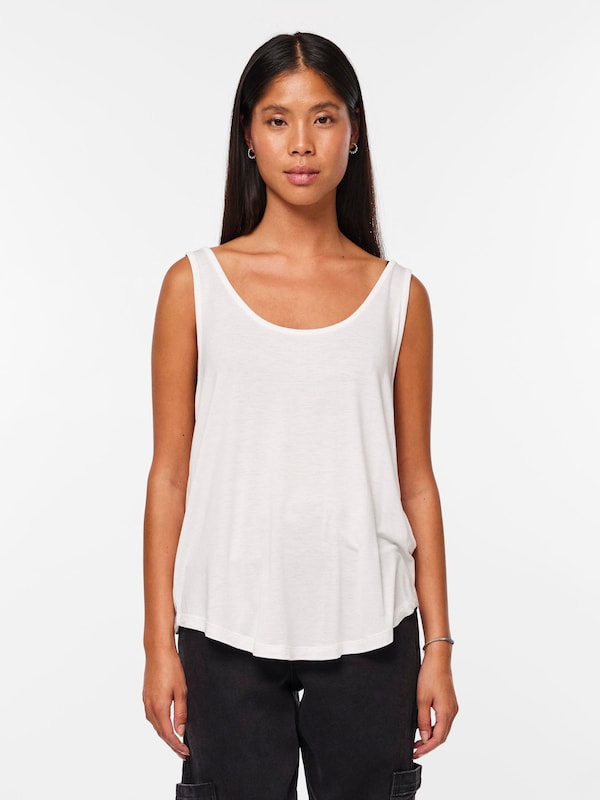 PIECES Top 'BILLO' in White