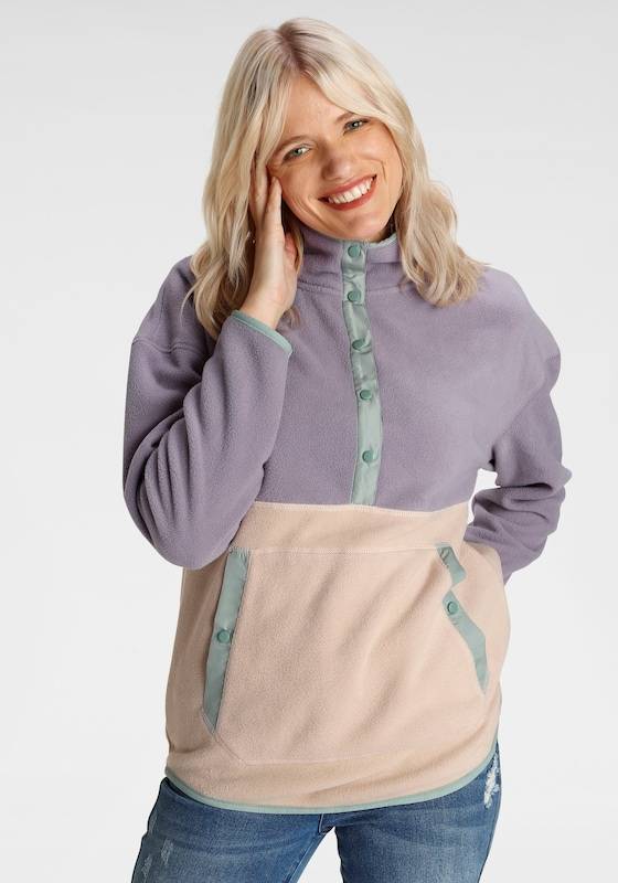 POLARINO Athletic Sweater in Beige