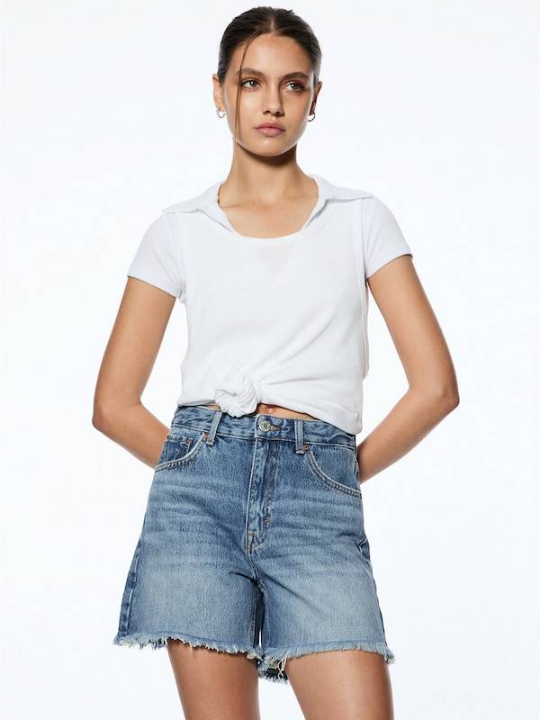 Pull&Bear Regular Jeans in Blue Denim