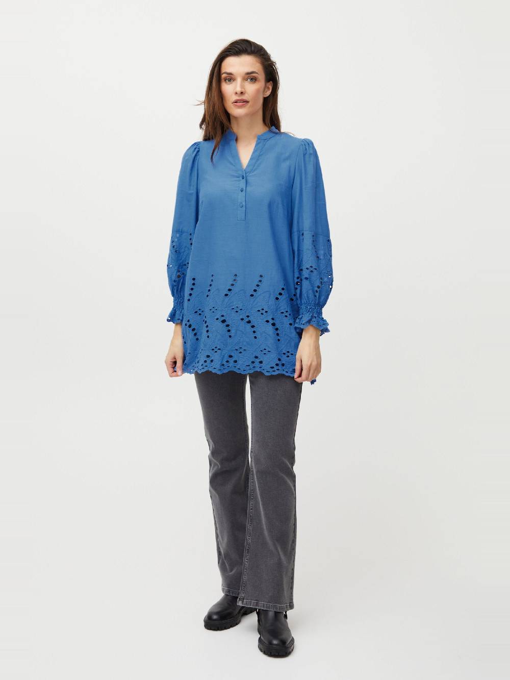 PULZ Jeans Tunic 'Karla' In Blue