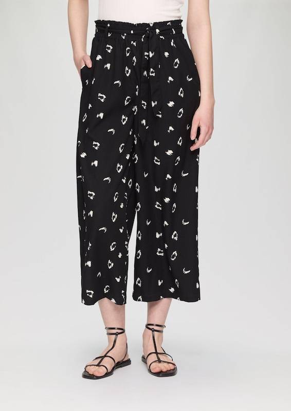 QS Wide leg Pants in Black