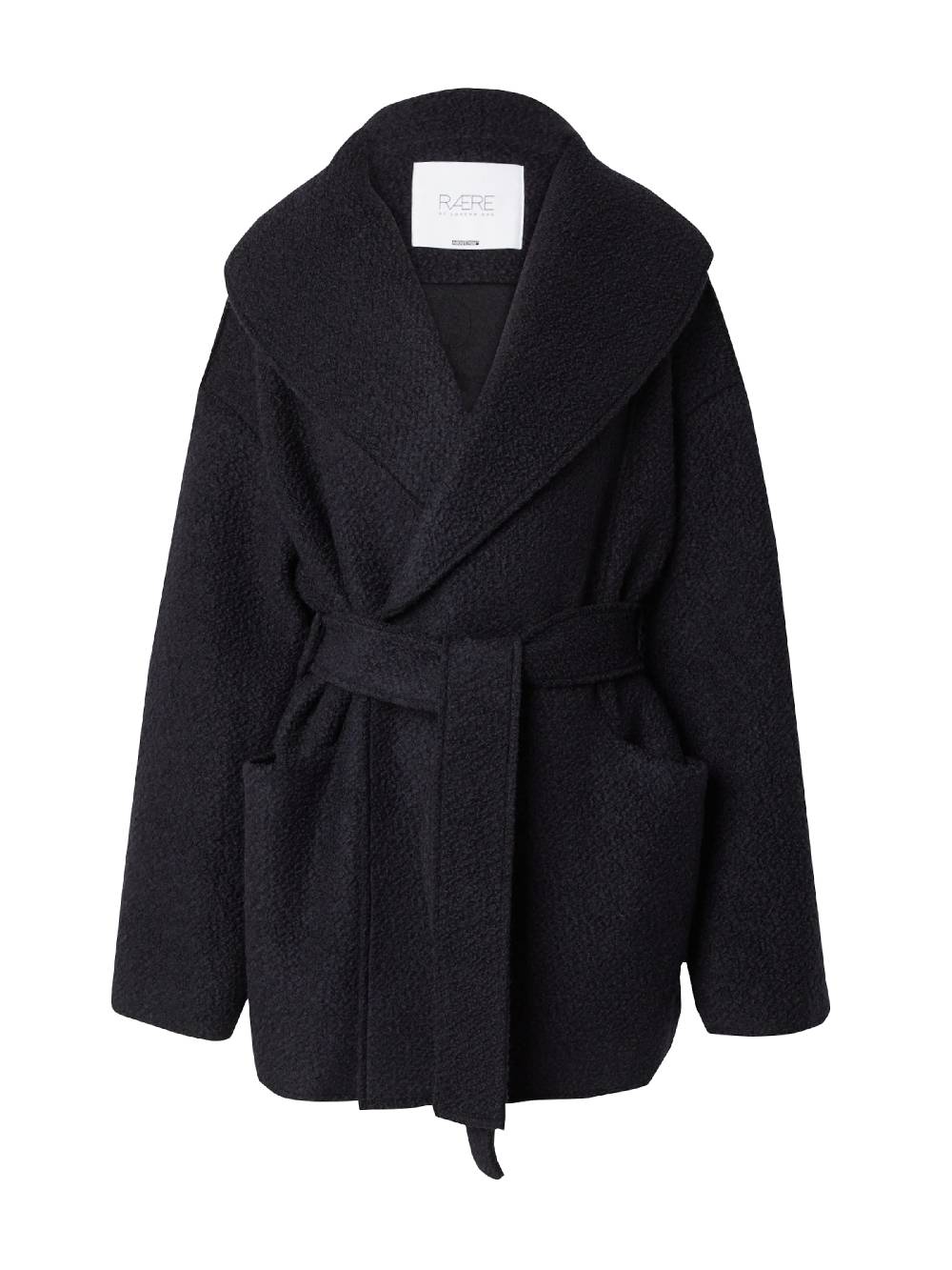 RÆRE By Lorena Rae Between-Seasons Coat 'Enzo' In Black