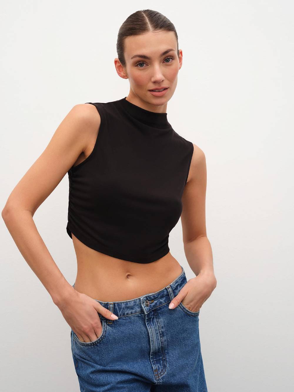 RÆRE By Lorena Rae Top 'Isabelle' In Black