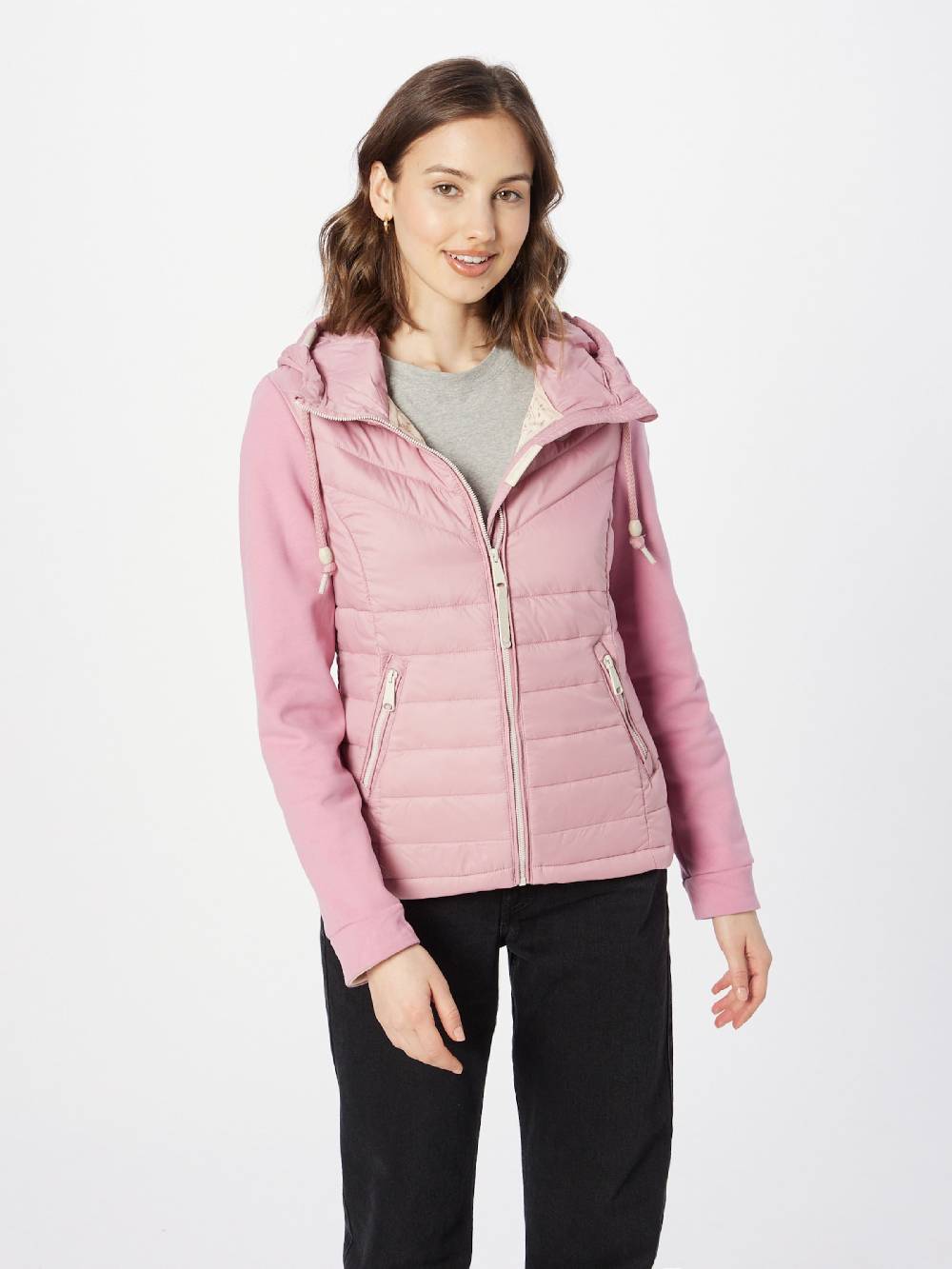 Ragwear Between-Season Jacket 'LUCINDA' In Pink