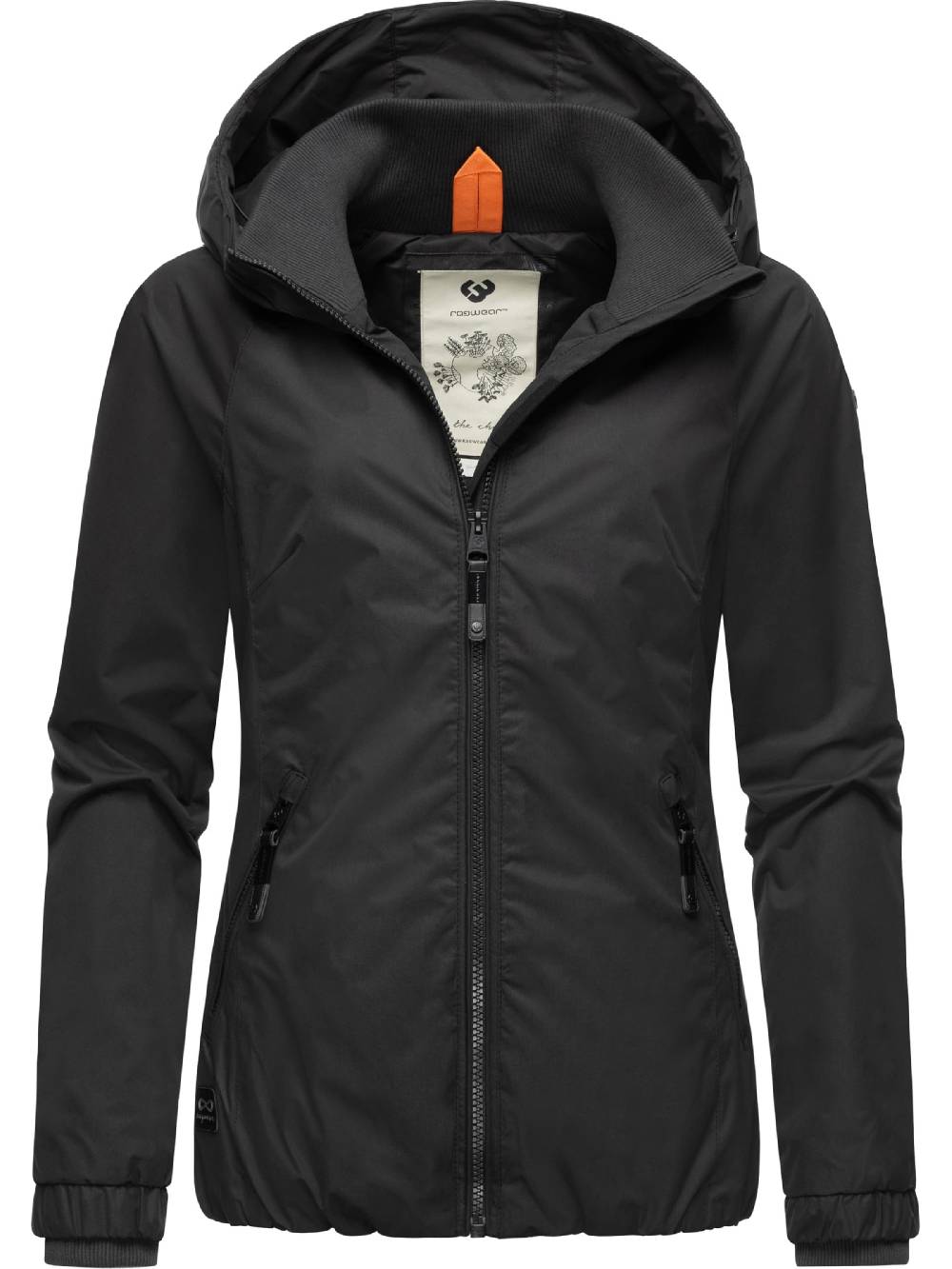 Ragwear Performance Jacket 'Dizzie' In Black