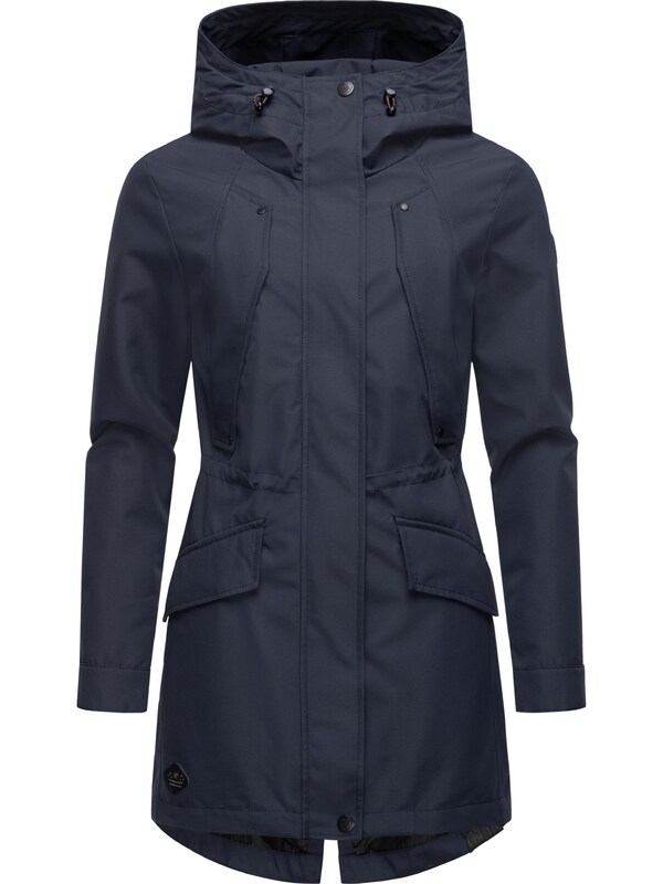Ragwear Raincoat 'Begonia' in Navy