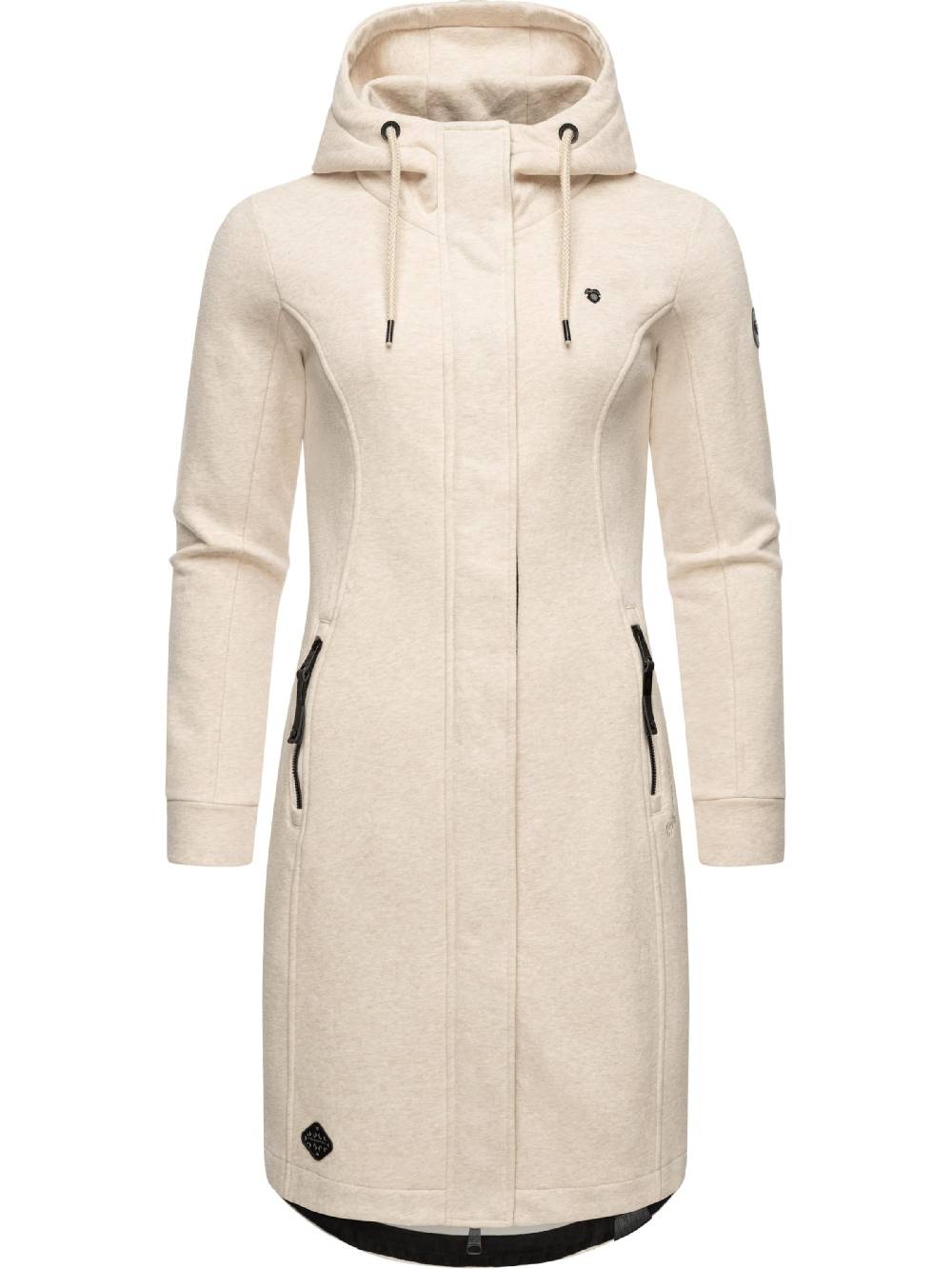 Ragwear Raincoat In Mottled Beige