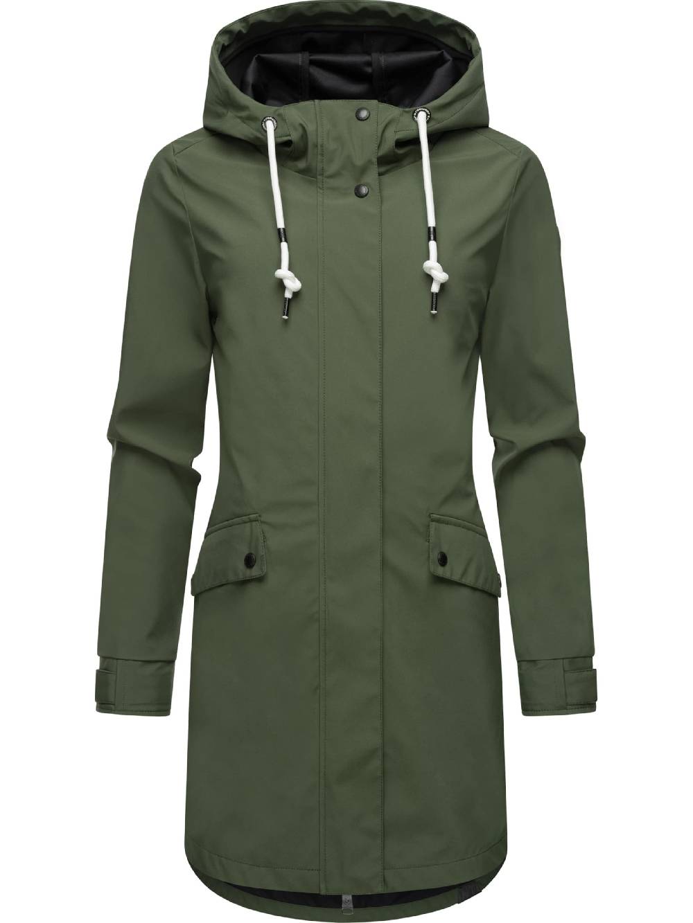 Ragwear Raincoat 'Tinsley' In Dark Green