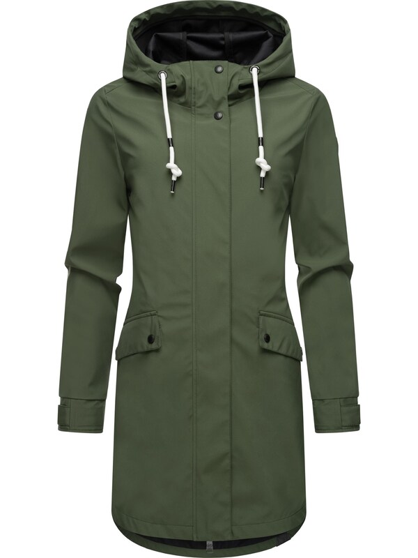 Ragwear Raincoat 'Tinsley' in Dark Green