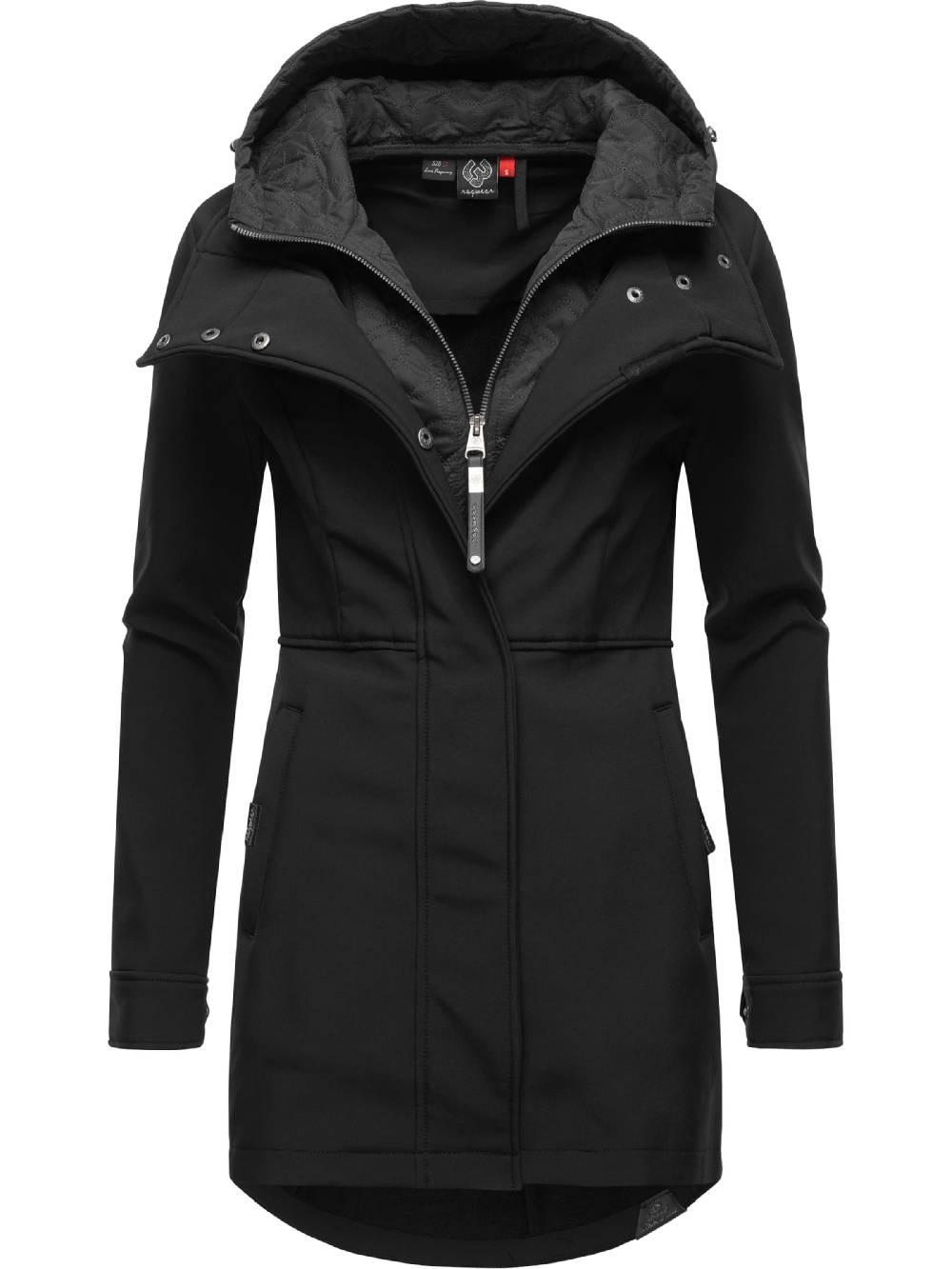 Ragwear Raincoat 'Ybela' In Black