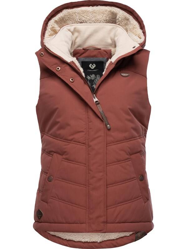 Ragwear Vest 'Hesty' in Auburn
