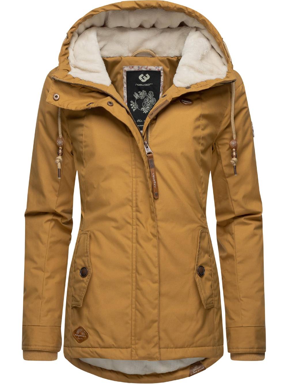 Ragwear Winter Jacket 'Monade' In Caramel