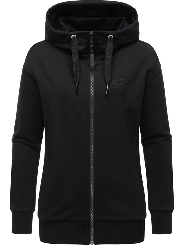 Ragwear Zip-Up Hoodie 'Yodis' in Black