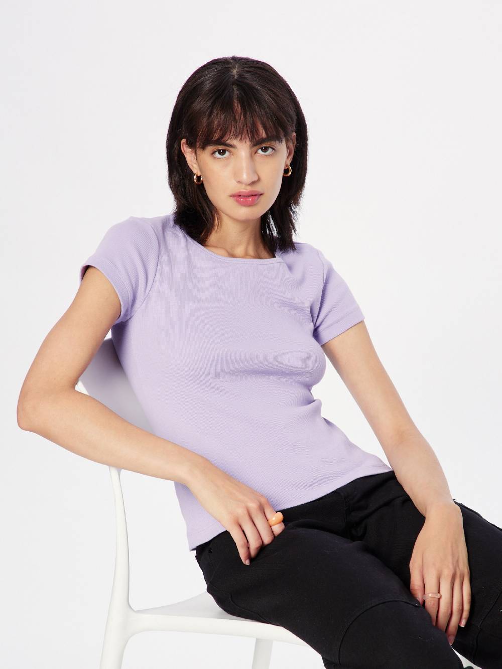 Rebirth Studios Shirt 'Jamie' In Lilac