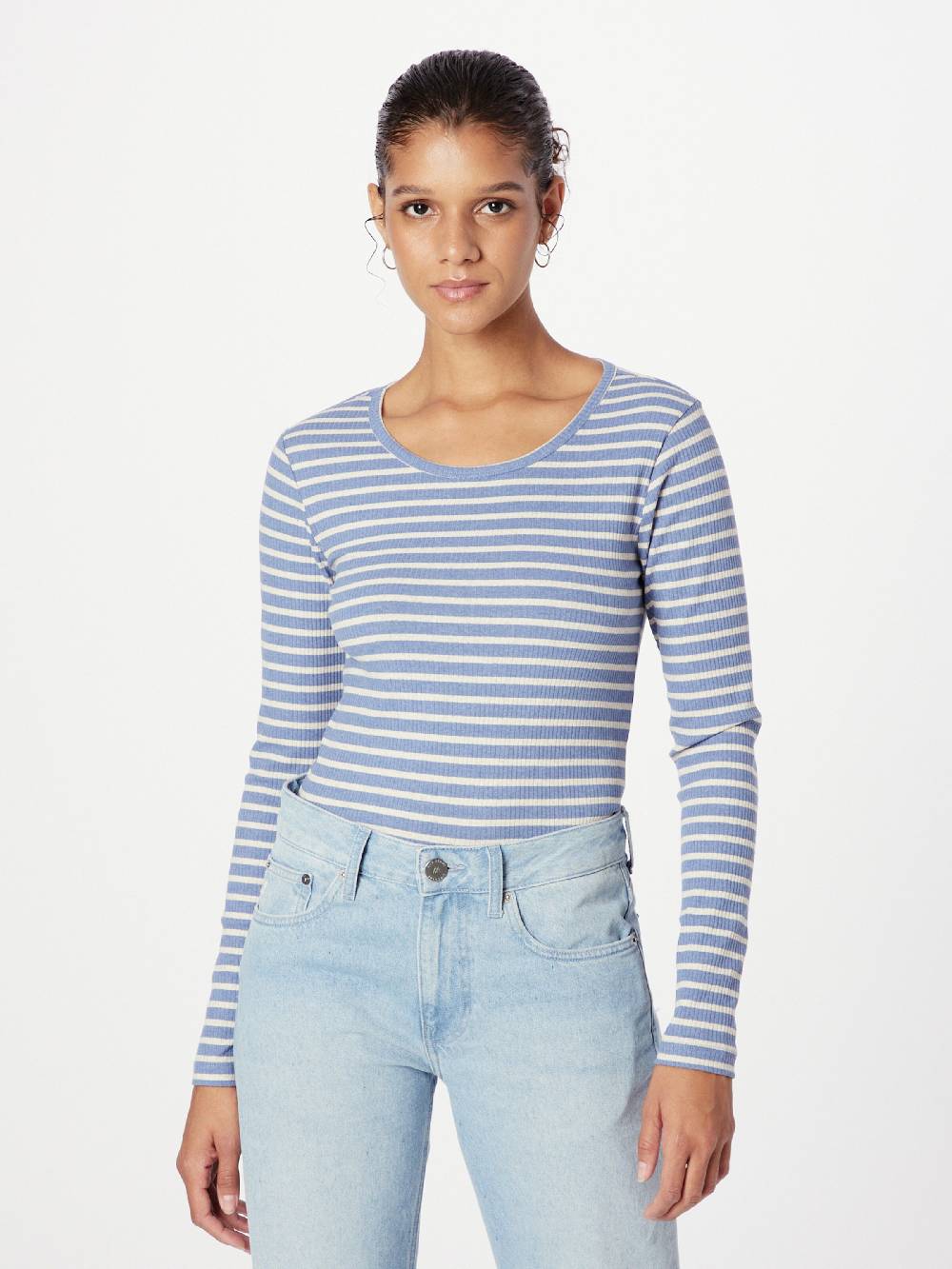 Rebirth Studios Shirt 'Morgan' In Smoke Blue